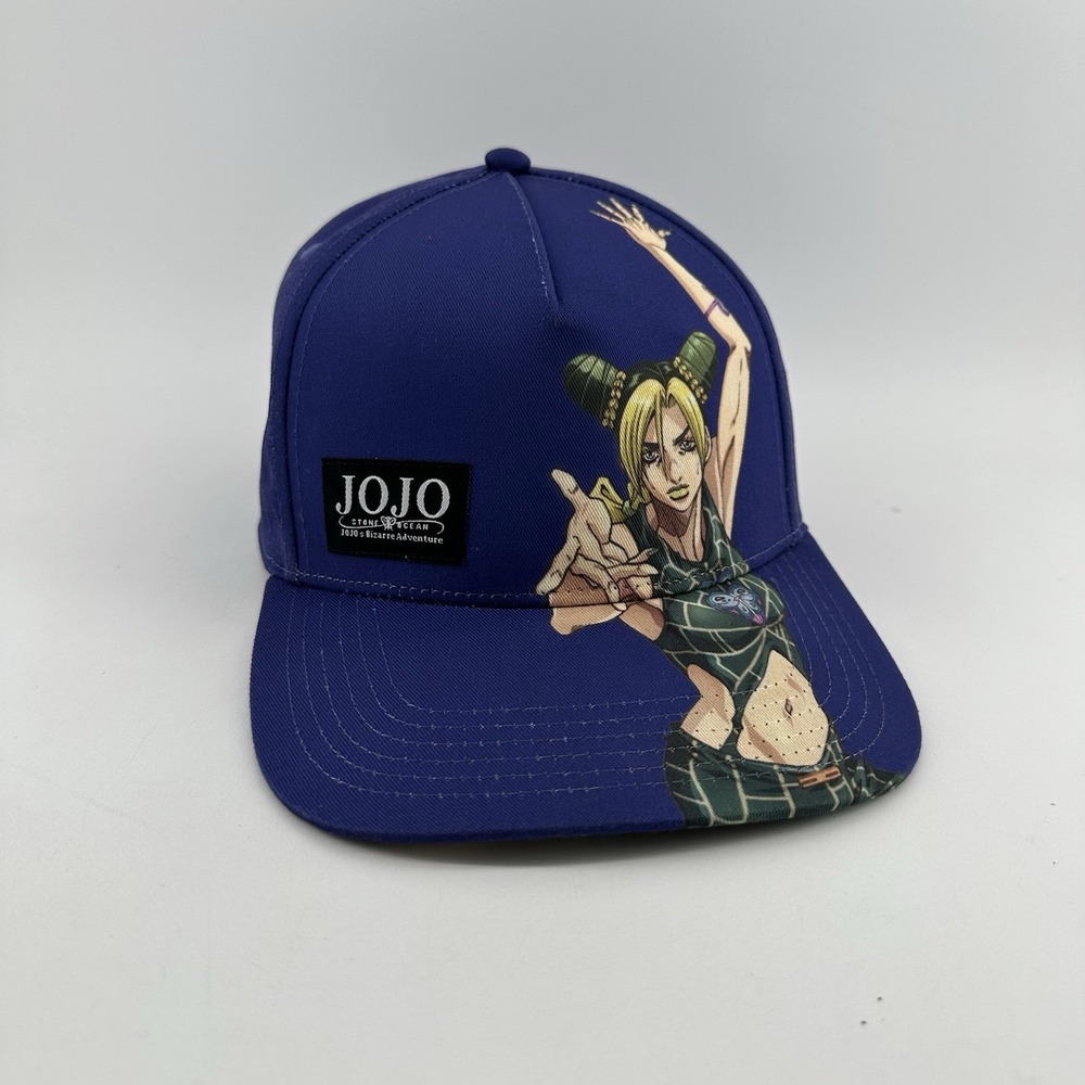 JoJo's Bizarre‎ Adventure Hat Jolyne Cujoh Adjustable Snapback Cap Anime Manga